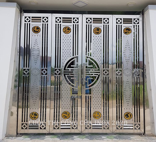 Báo giá làm cửa cổng inox tại Hải Phòng